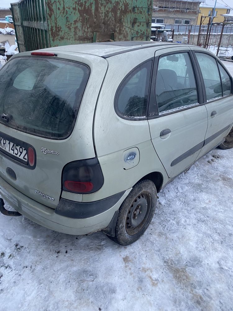 Renault megane scenic 1.9 dti 1998 по запчастинах, розборка, шрот.