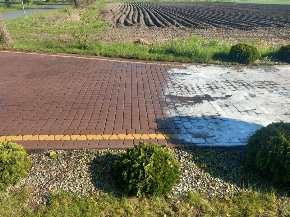 Czyszczenie polbruk elewacja