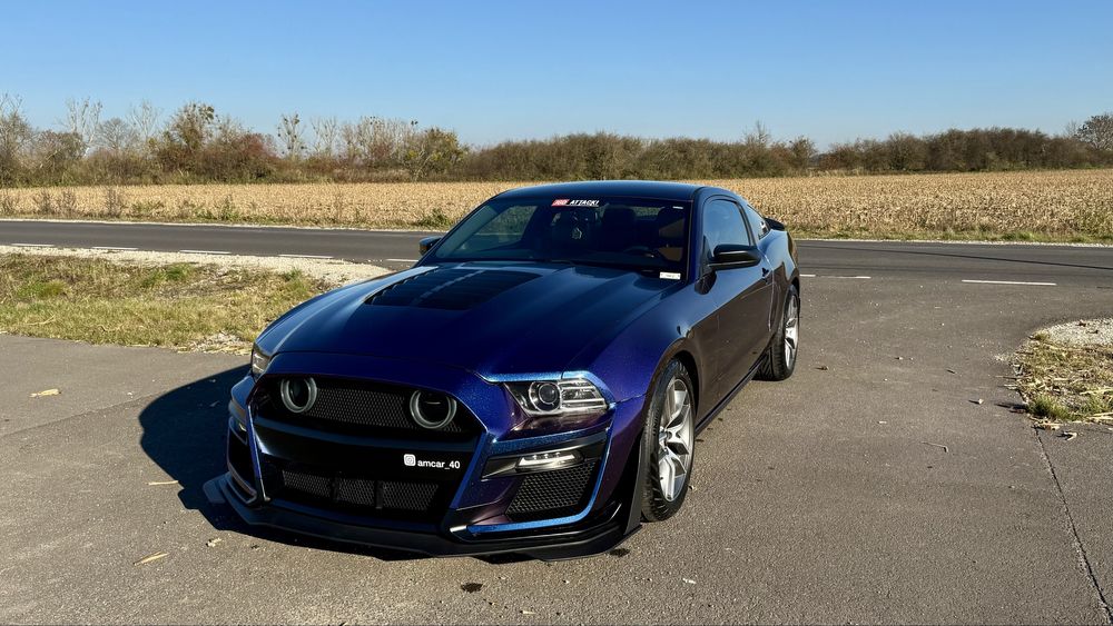 Ford Mustang Premium 3.7 V6 – aktywny wydech, GT500 look, PPF X-Colors