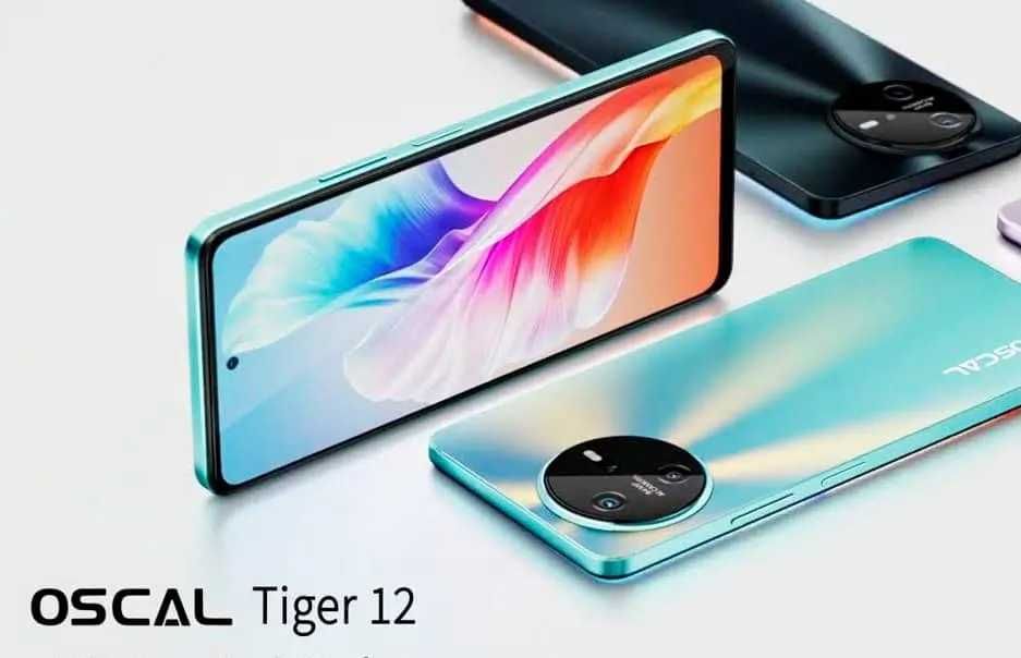 Смартфон Oscal Tiger 12. 8Gb/128Gb, G99, 64Mp, 5000ma, NFC, 33W. blue