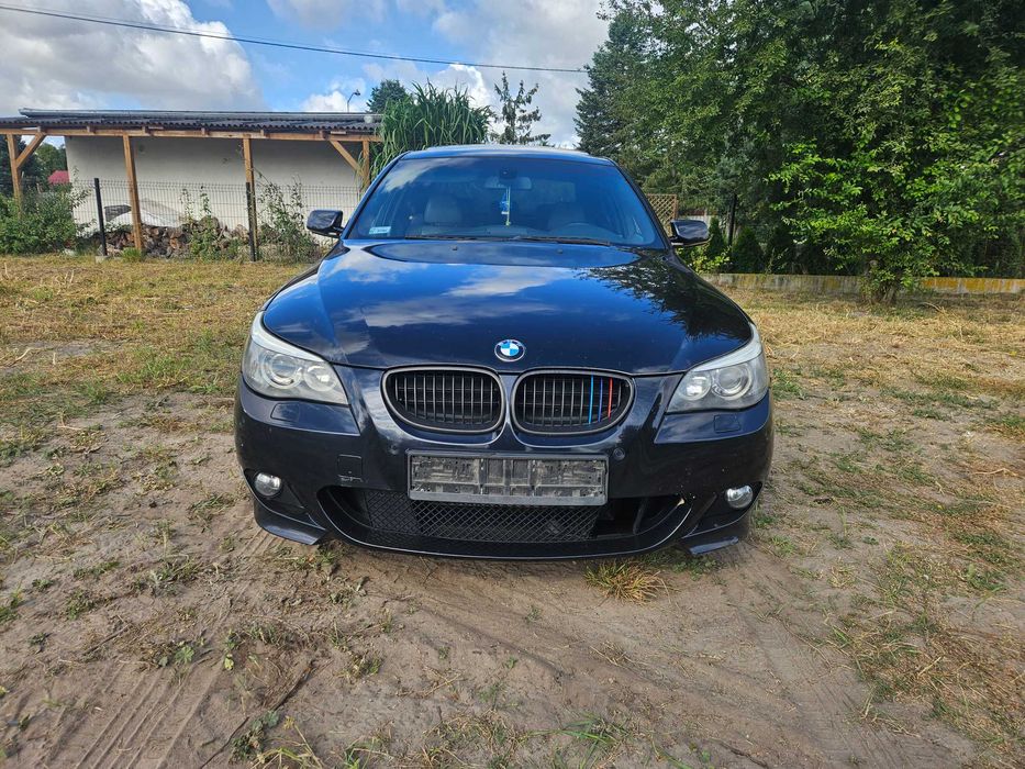 Bmw e60 m-pakiet szyberdach 3.0d 218km carbonschwarz felgi 135 CZESCI!
