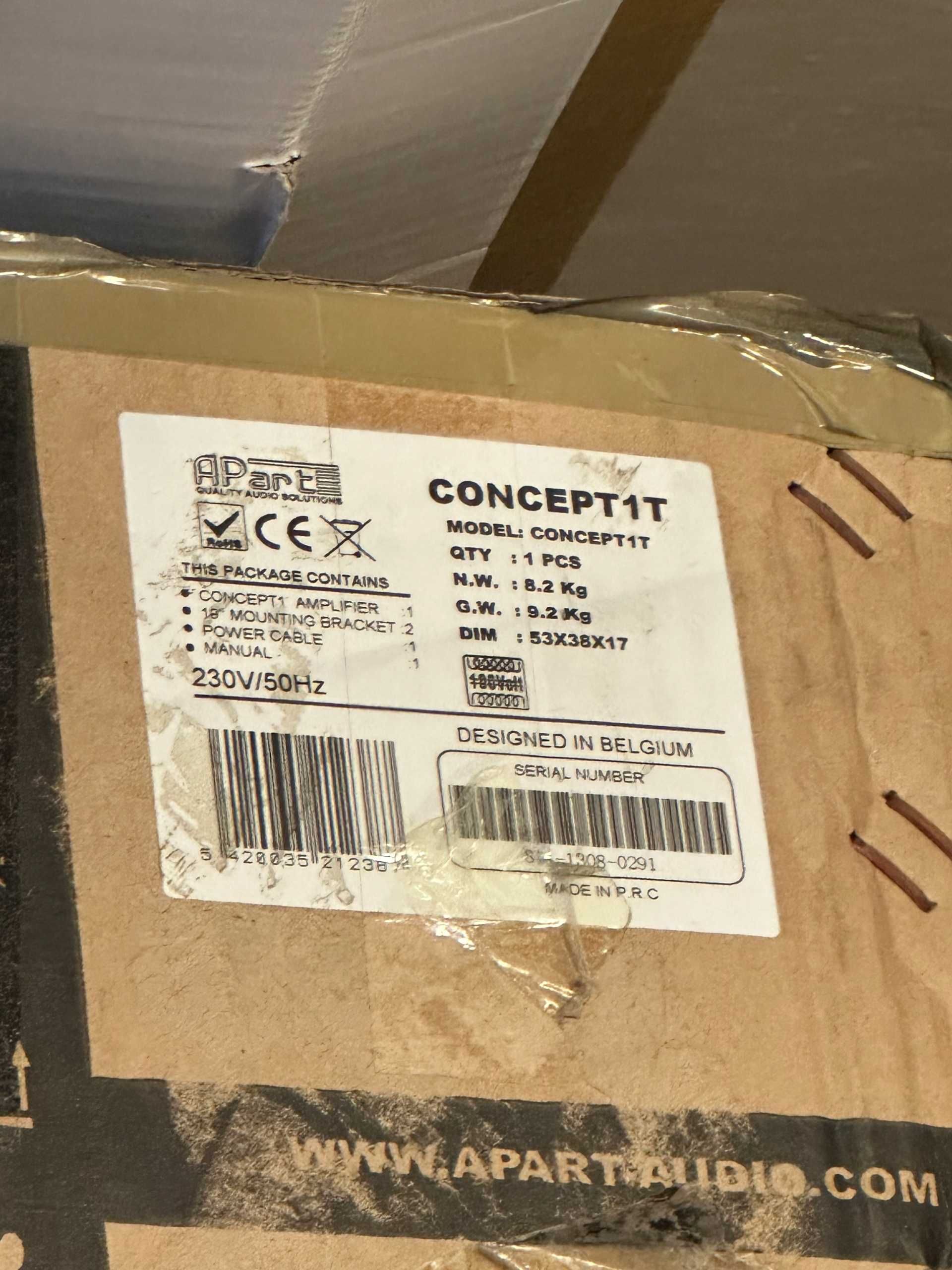 BIAMP CONCEPT 1T Wzmacniacz radiowęzłowy 100V nowy