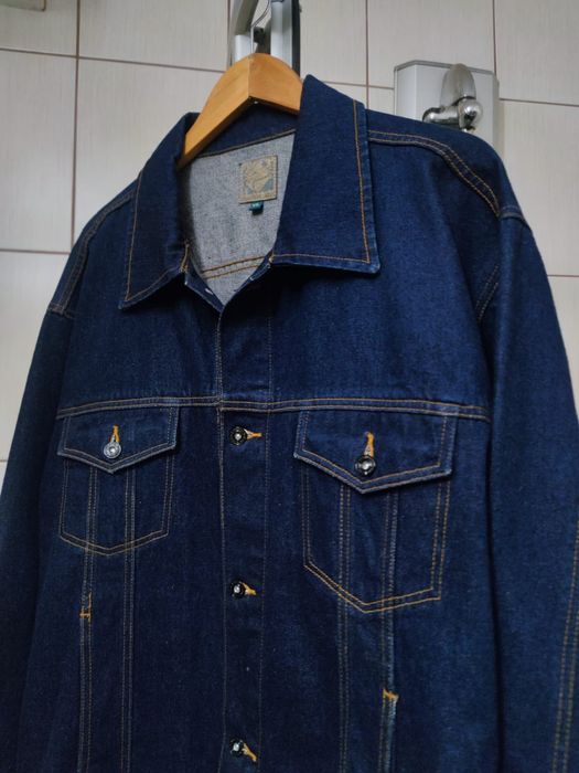 bluza kurtka XL  męska ciemny dark Jeans jeansowa long life quality XL