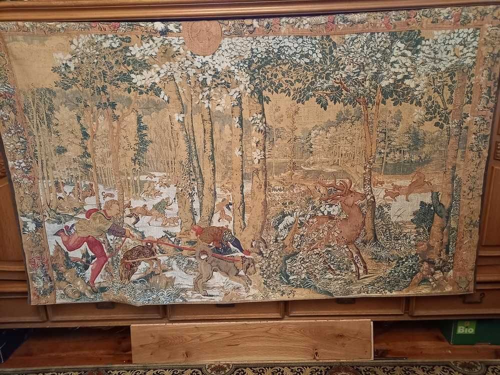 Gobelin z pracowni d'Art de Rambovillet - Francja. NOWA NIŻSZA CENA !