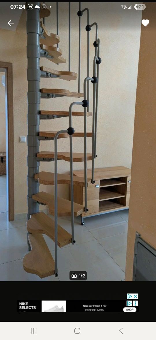 Schody kręcone modułowe