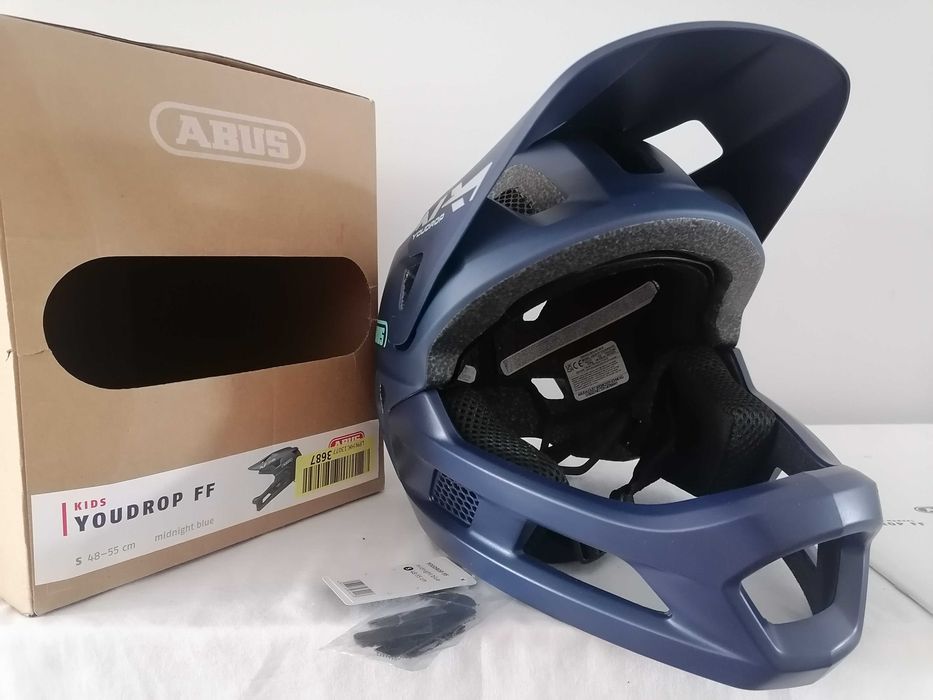 Kask rowerowy fullface Abus Youdrop FF Midnight Blue S 48-55cm
