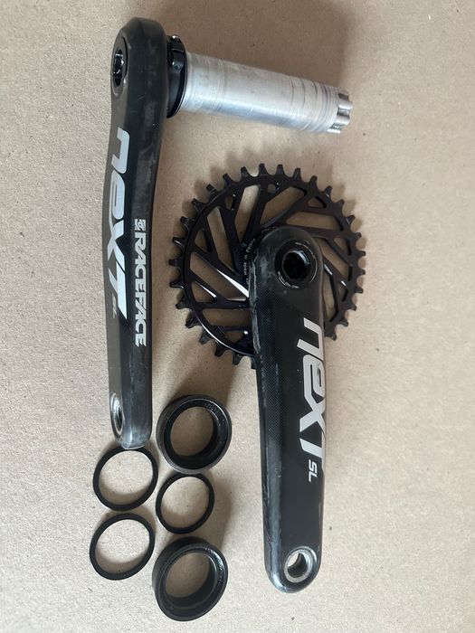 Korba Race Face Next Sl Carbon ,175mm ,support w zestawie ,okazja !