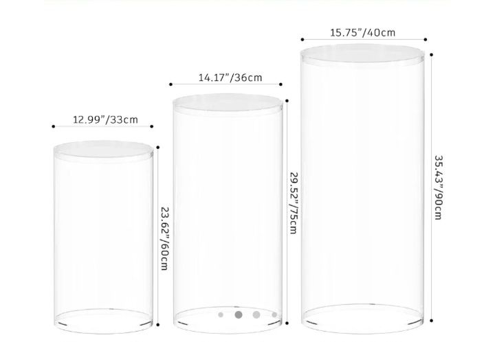 Aluguer de cilindros para Decoração