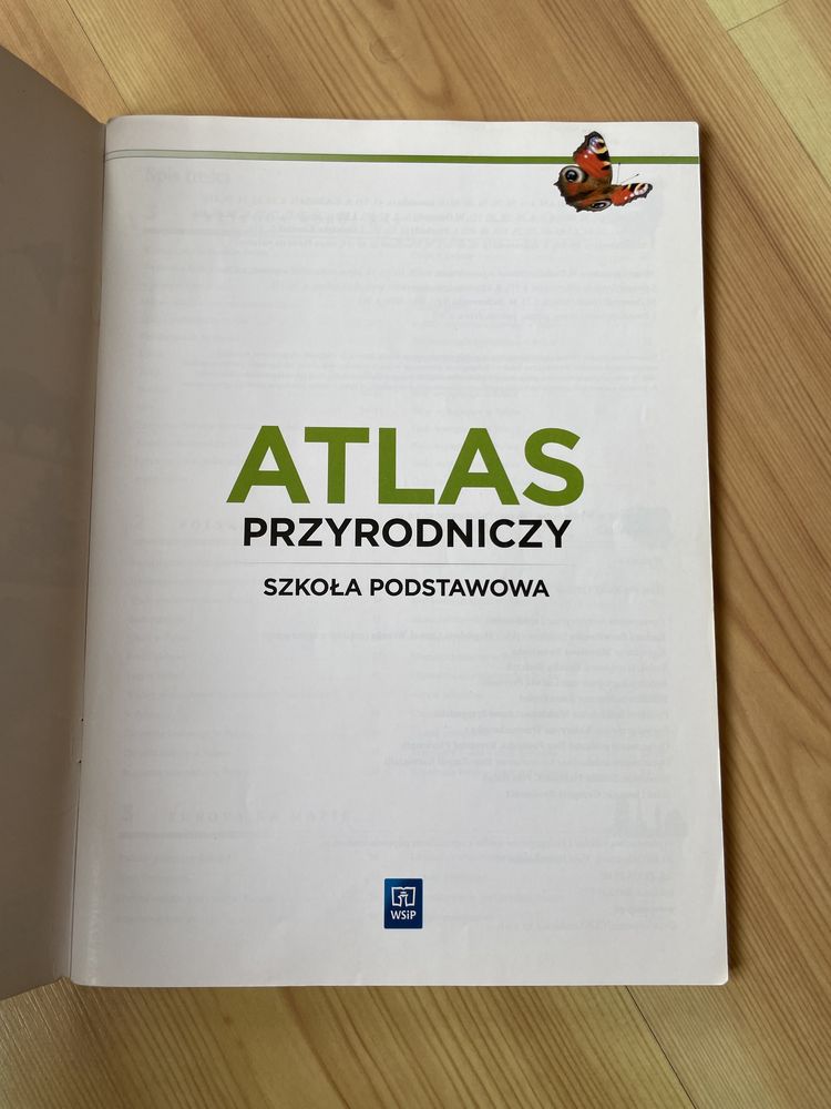 Atlas przyrodniczy. Szkoła podstawowa. Wraz z mapą.