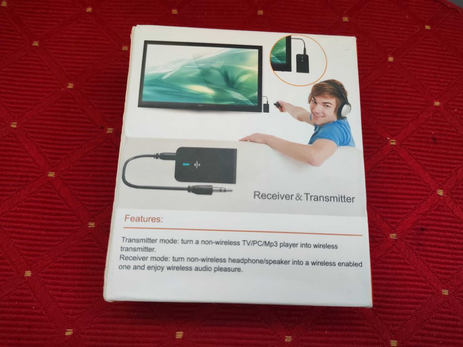 Nadajnik Odbiornik Bluetooth Adapter do telewizora samochodu TV PC AUX