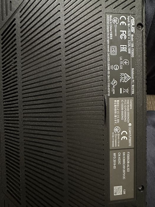 Ноутбук ASUS TUF Gaming FX505G / i7-8750H /16 RAM +GTX 1060,ssd