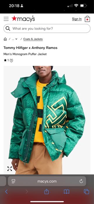 Tommy Hilfiger  пуховик мужской