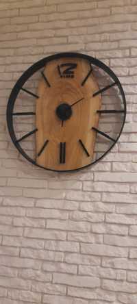 Zegar ścienny DREWNIANY LOFT 75cm