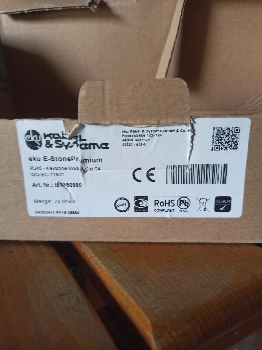 RJ 45, moduł keystone cat.6