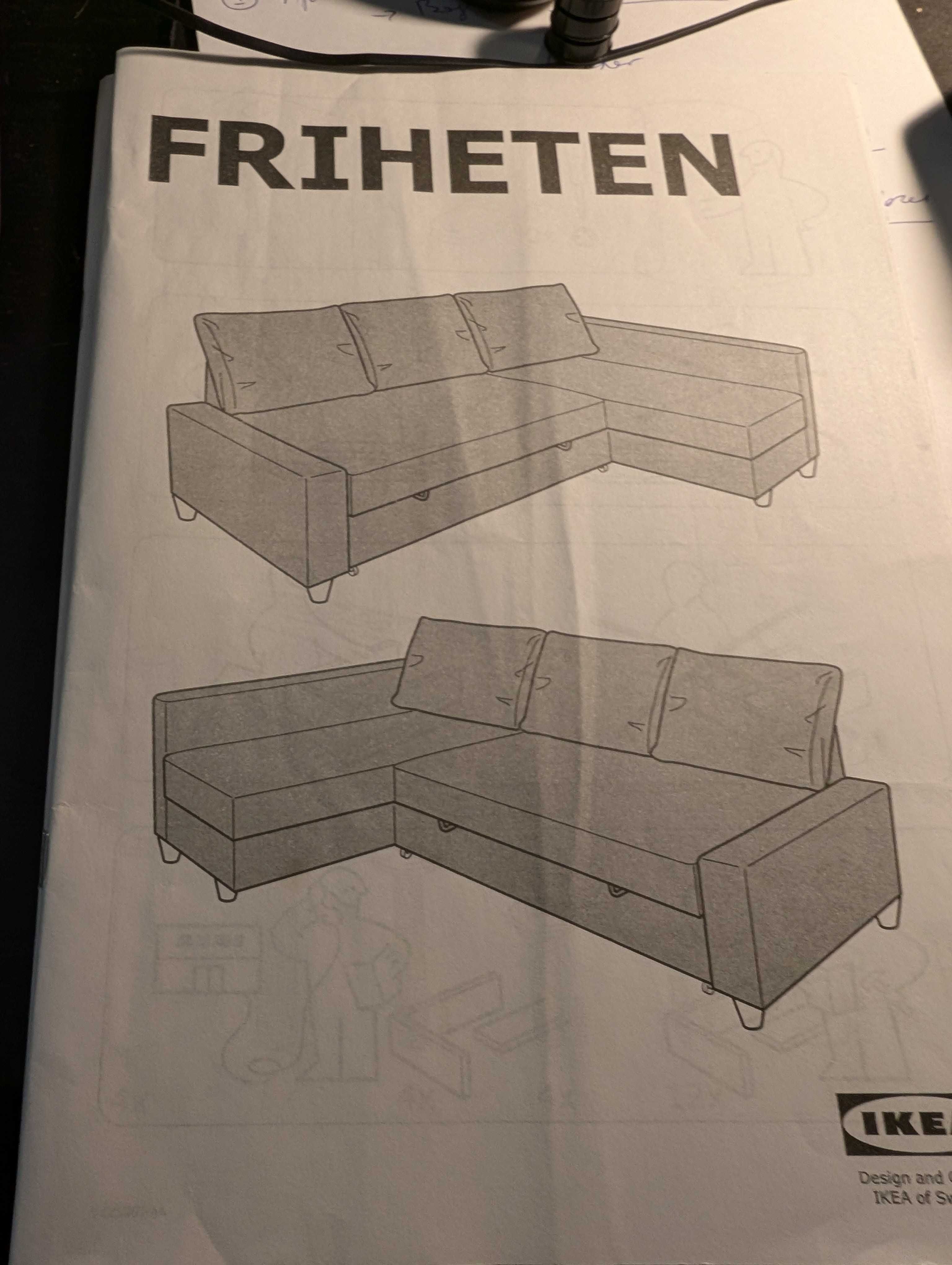 Sofa rozkładana Ikea Friheten