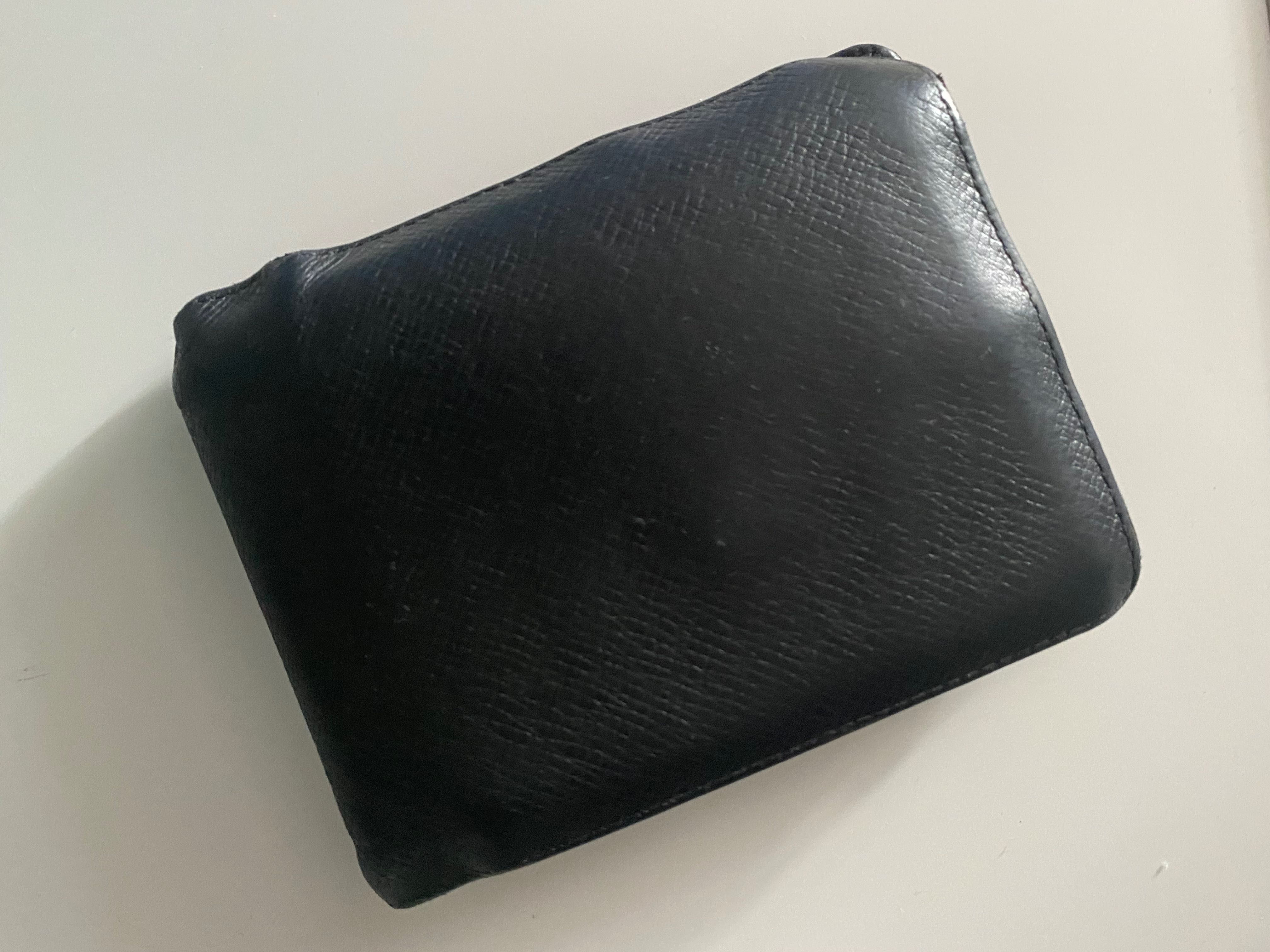 Oryginalny męski portfel Louis Vuitton Taiga Leather Bifold Wallet