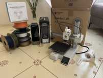3D принтер Bambu lad 1a mini+Сушарка феламенту CREALITY