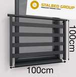 Balustrada francuska okienna stalowa, aluminiowa RAL, PRODUCENT