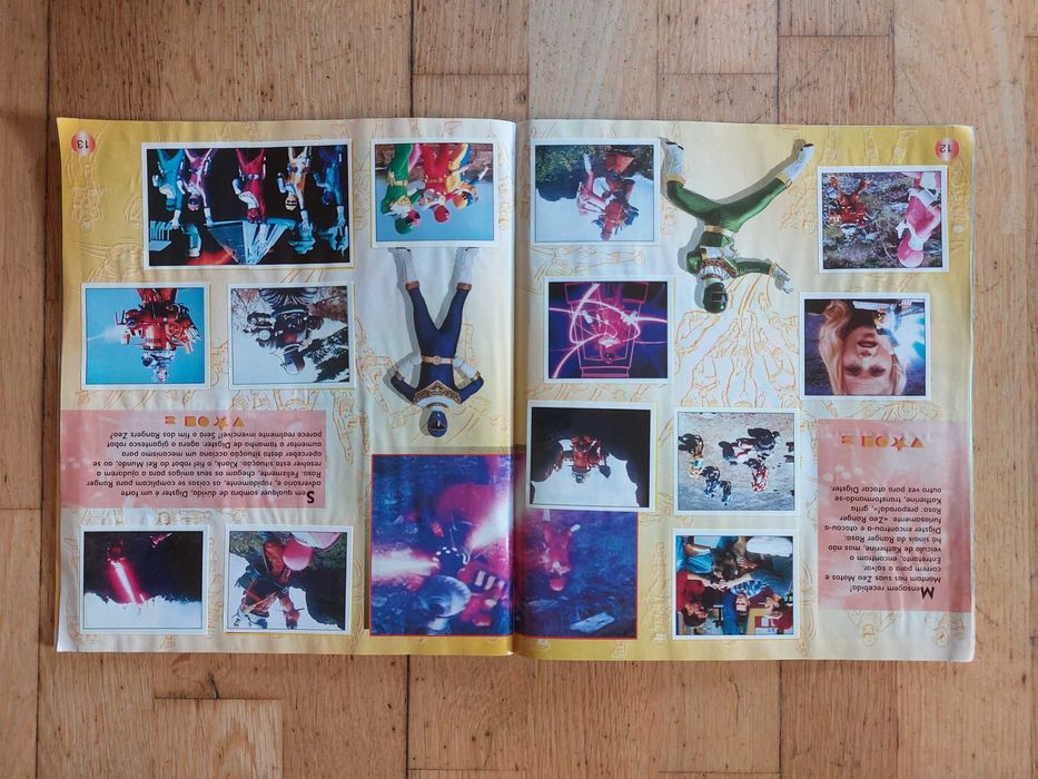 Caderneta de cromos "Power Rangers Zeo" - Completa