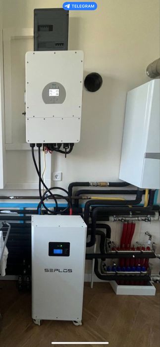 установка Монтаж станцій та сонячних панелей, інвертора с гарантией