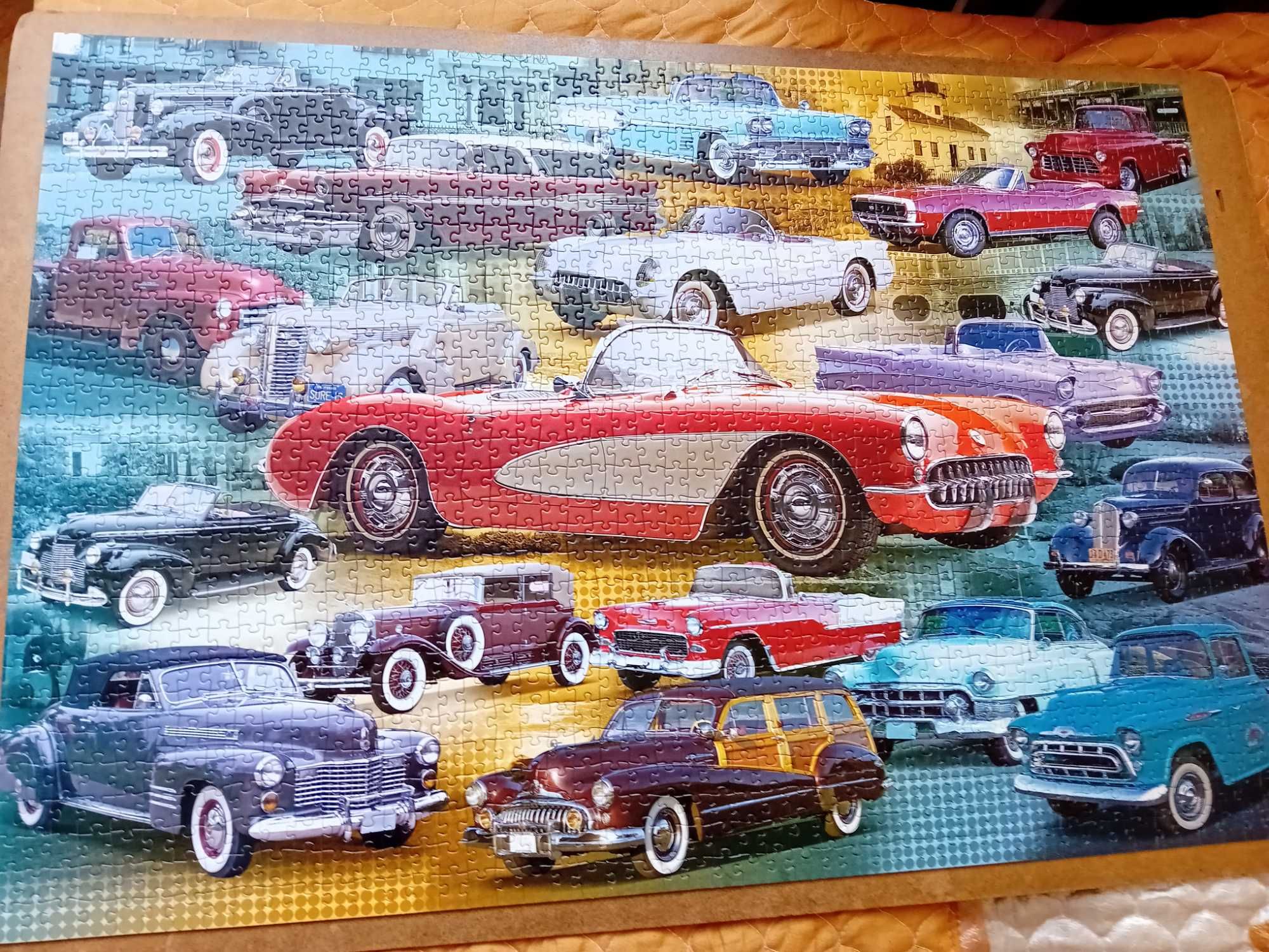 Puzzle Trefl 1500 kompletne i zadbane