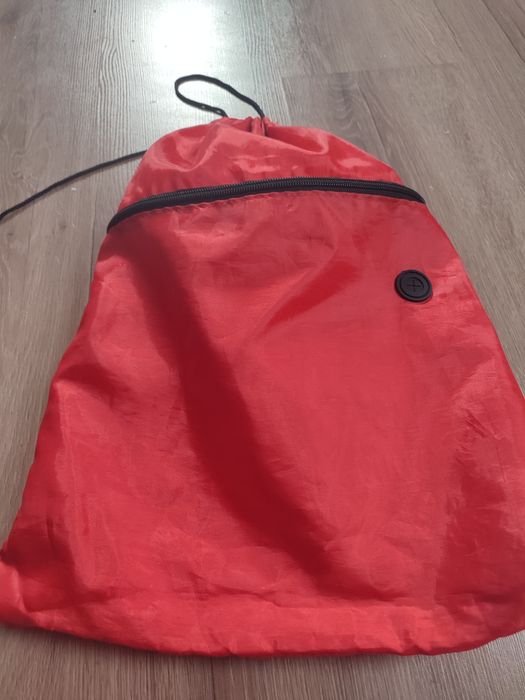 Worek szkolny czerwony wodoodporny