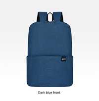 Рюкзак 20 л синій, чорний, водовідштовхувальна тканина, міський