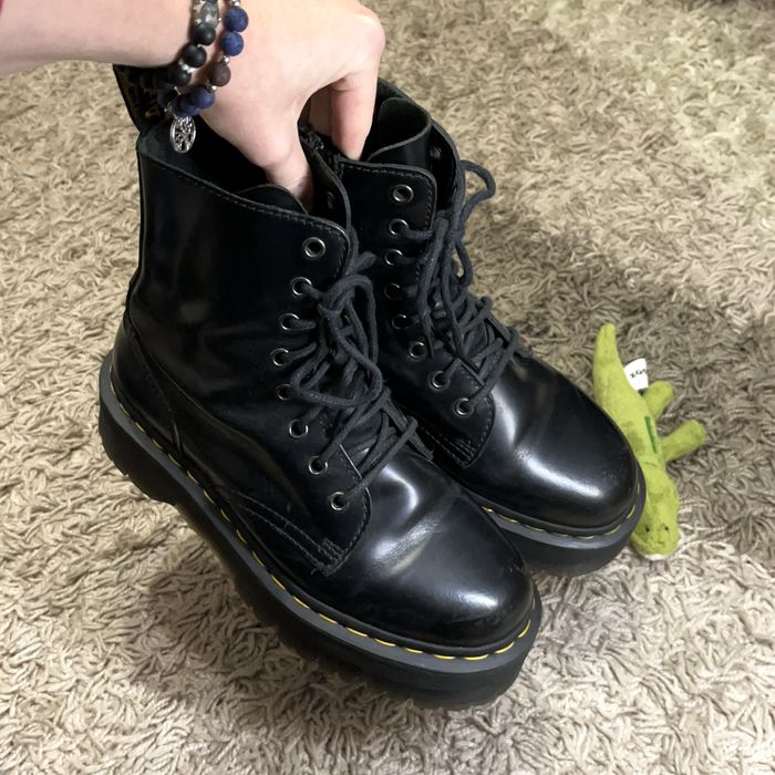 Шкіряні Чоботи Dr. Martens Jadon Black Boots