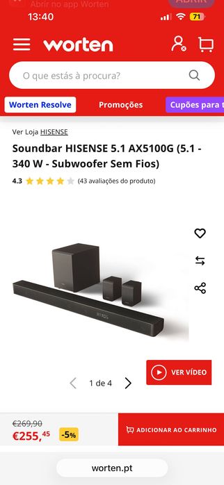 Soundbar hisense