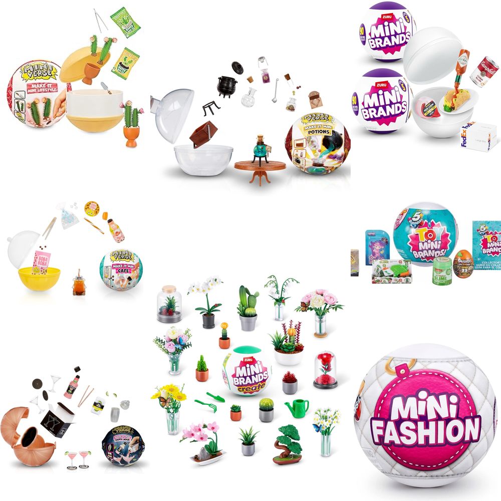 Шар сюрприз Кулька міні брендс,зуру Mini brands,Miniverse Zuru