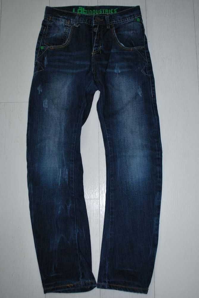 Spodnie jeansowe ciemny jeans, r. 128, 7-8 lat