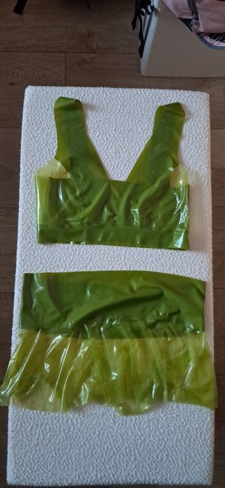 Komplet z lateksu xs