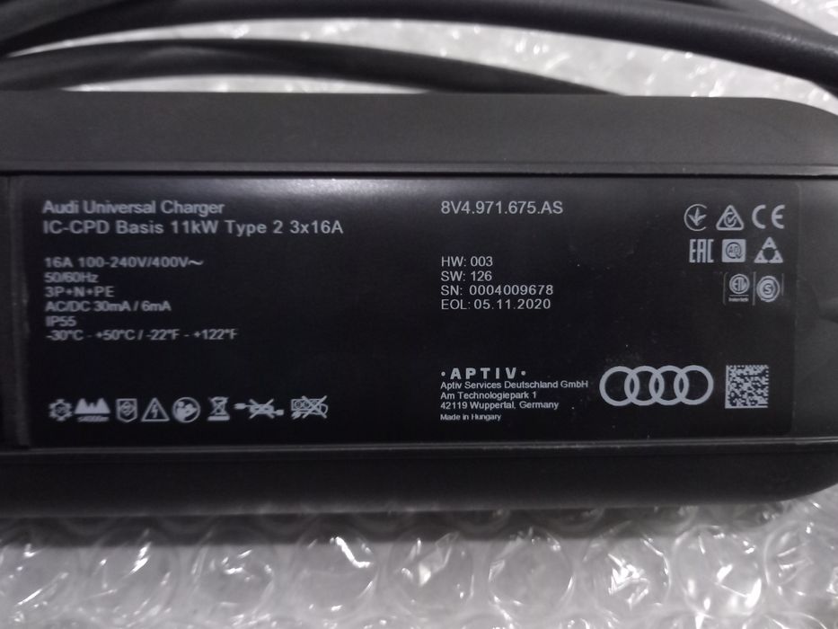 Зарядка type2,KIA NIRO, SOUL, AUDI E-TRON 11kw,380v,перехідник type 2