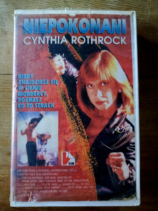 Unikat! Niepokonani Cynthia Rothrock kaseta VHS video