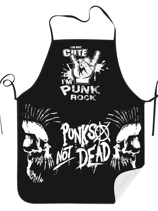 Avental Punks Not Dead Homens Mulheres Unissex Adultos