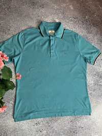 Голубая премиальная футболка поло мужская оверсайз Vivienne Westwood