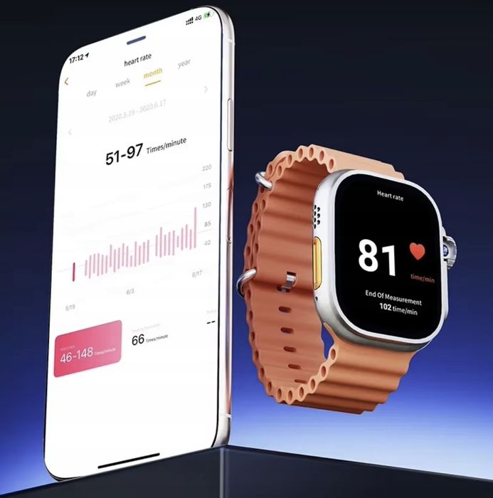 Smartwatch hk100 Pro 5G Android Ios 4Gb Ram 32Gb  Gps Kamera 180