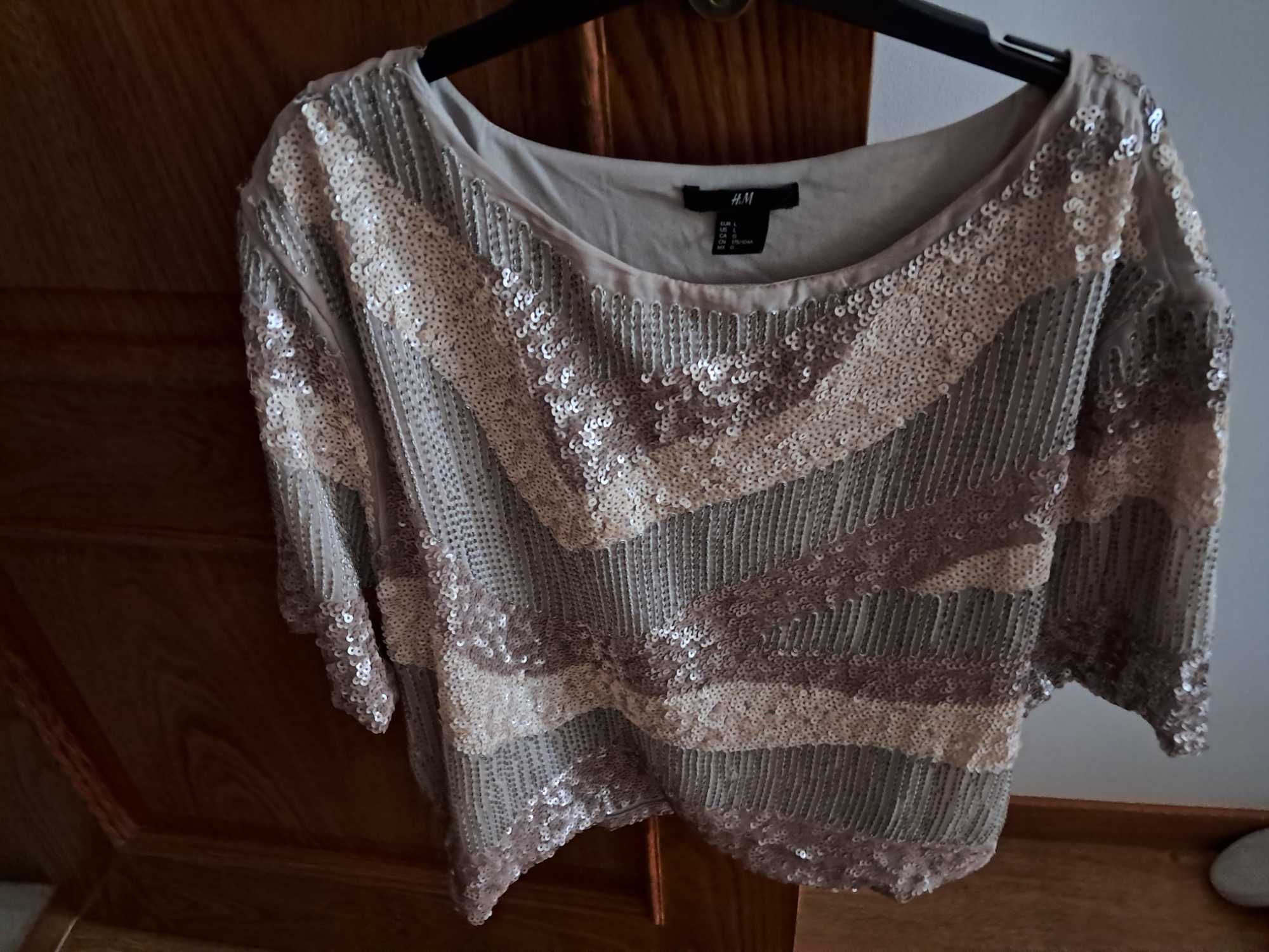Camisola de lantejoulas