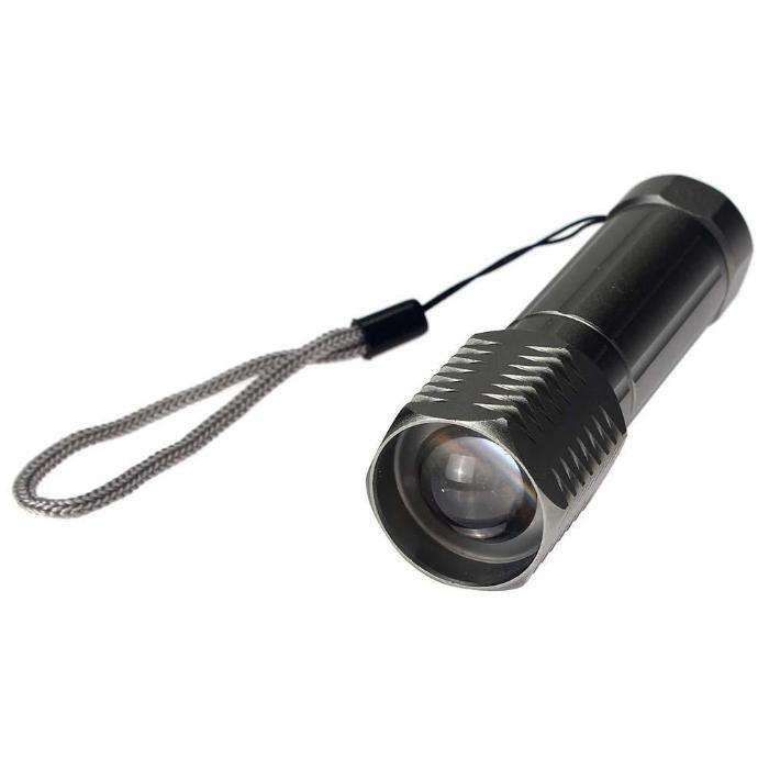 Lanterna led cree xm-l 3000 lumens *novo + clip +adaptador aaa