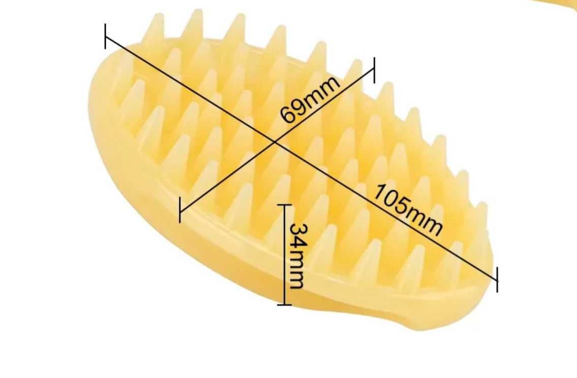 Силиконовая щетка для короткой шерсти