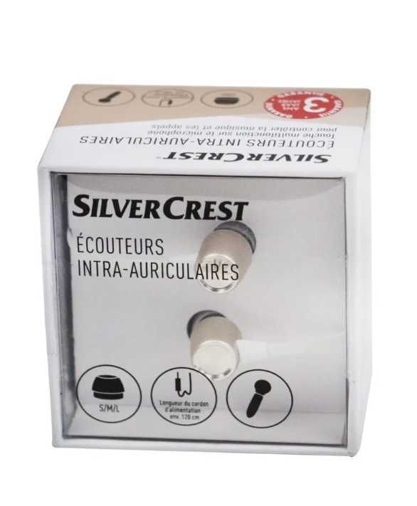 Вакуумні наушники Silver crest з мікрофоном навушники вкладиші