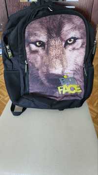 Plecak szkolny big face z wilkiem