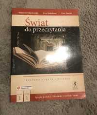 Podręcznik język polski świat do przeczytania klasa 1 część 1 liceum