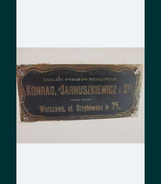 Zabytkowa szafa medyczna Gustaw Konrad i Stanisław Jarnuszkiewicz