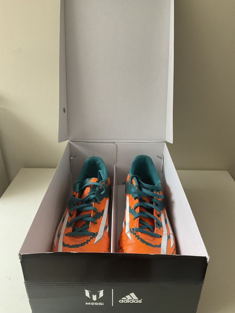 Chuteiras Adidas Messi 10.3 AG Powe Teal Tamanho 45.1/3 Usadas