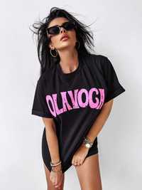 T-shirt Valencia Olavoga S M czarny biały