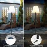 Solarna lampa stojąca na taras i do domu