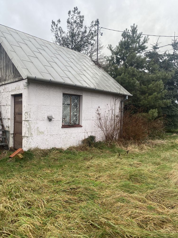 Działka z zabudową