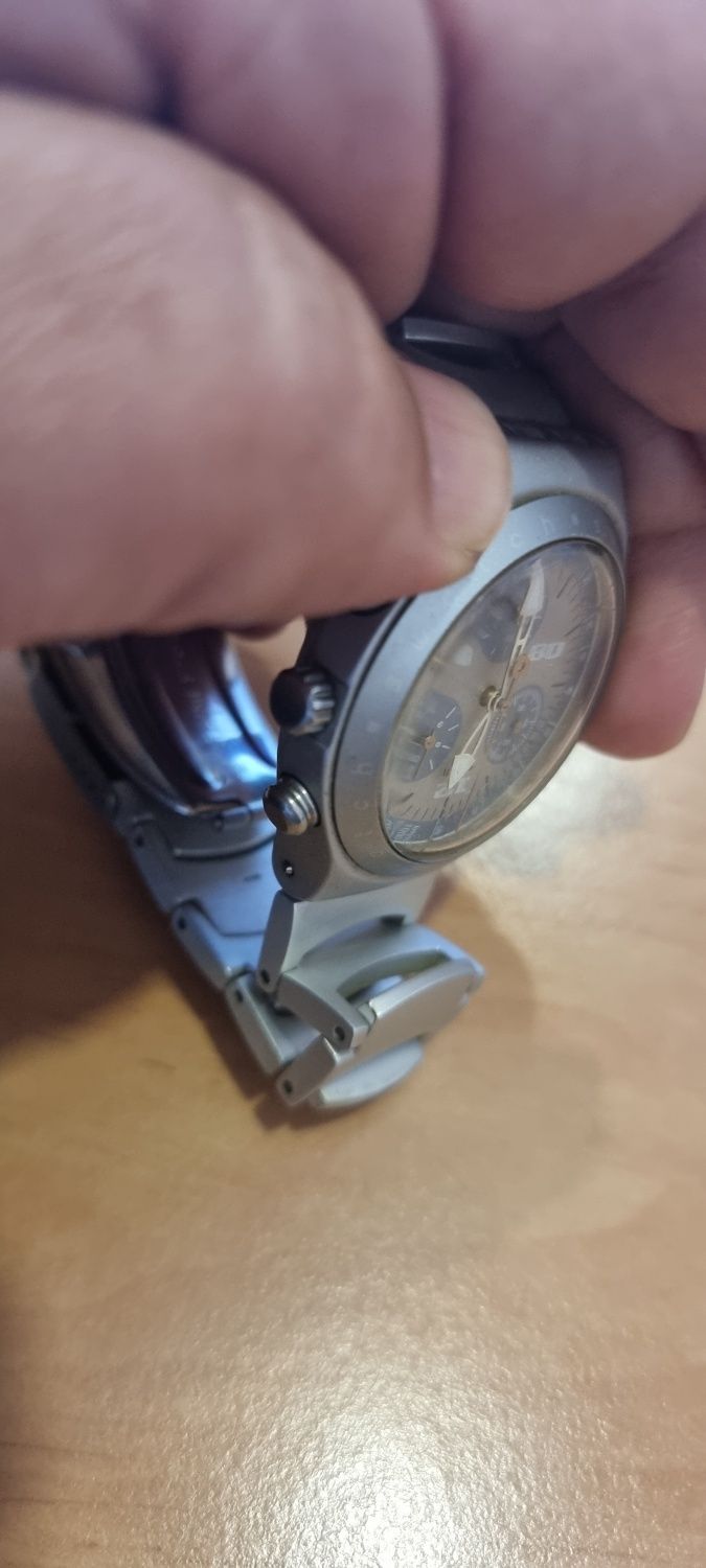 Relogio swatch azul