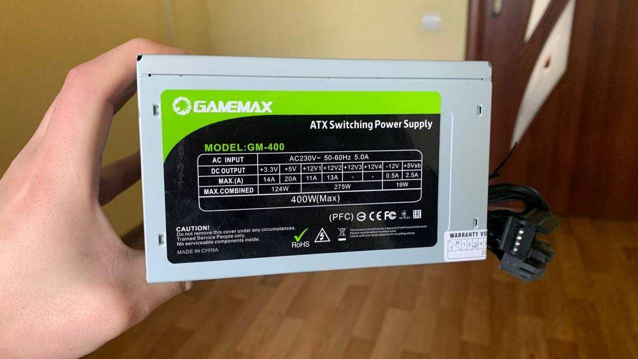 Блок питания Gamemax GM-400 Black